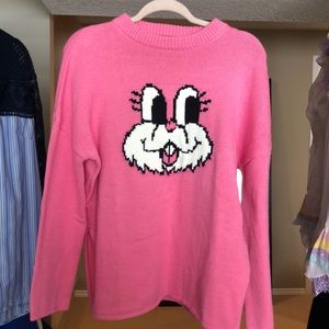 Lazy Oaf - Pink Bunny Sweater